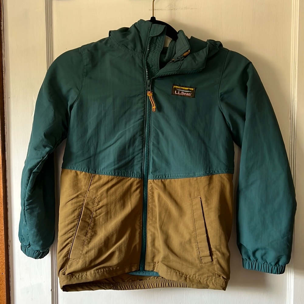LL Bean light winter jacket, lined